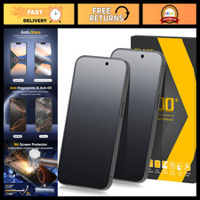 2 Pack Matte Screen Protector for iPhone 16 Pro Max - Anti-Glare, Scratch-Resist