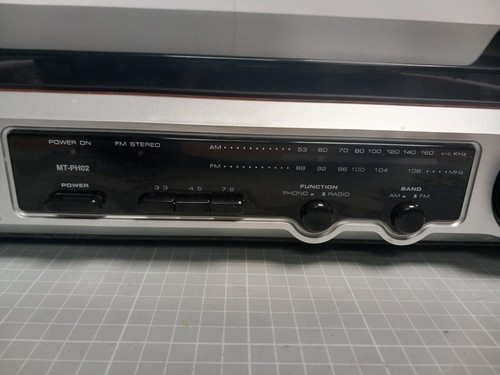 Technosonic MT-PH02 Plattenspieler & Radio Einbaulautsprecher 33/45/78 GETESTET - Bild 7 von 22