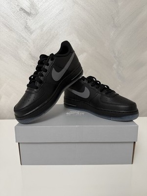Nike Air Force 1 GS Schwarz/Cool Grey Kinder UK 5,5