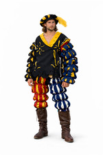 Renaissance German Landsknecht Outfit For Men-Medieval Festival Costume
