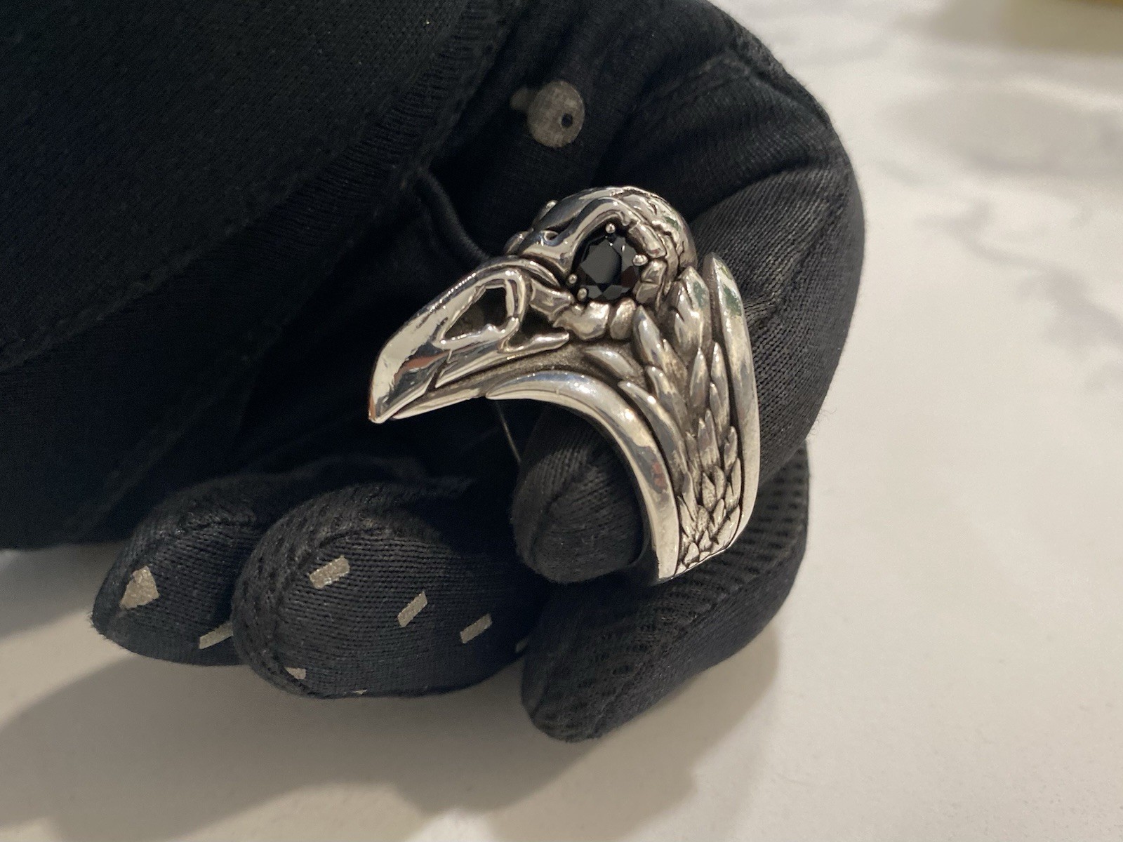 Solid Sterling Silver Nevermore Ring By NightRide… - image 1