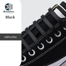 16Pcs/Set Silicone Elastic Shoe Laces Shoe Laces