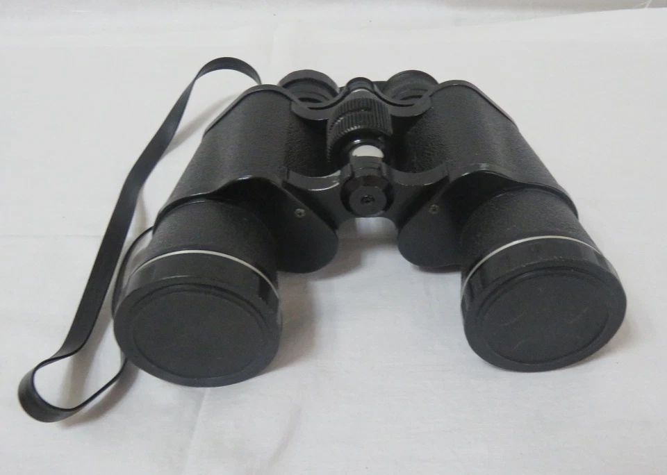 Fernglas Feldstecher Edmund Scientific Zip mit Tasche 7 x 50 Vintage