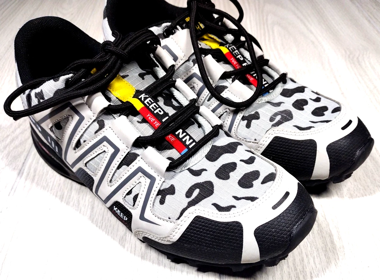 Keep Running Speed 3 Hiking Trail Shoes, Men's Size Eu 42 US 8, Black and Gray