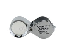 Hastings 10X Loupe Highest Optical Grade Glass Element Lens Includes Leathere...