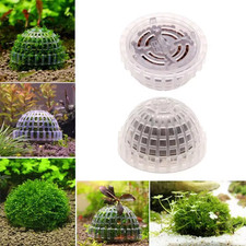 Support De Boule De Bio Mousse Pour Plantes De Décoration D'Aquarium, Maison De