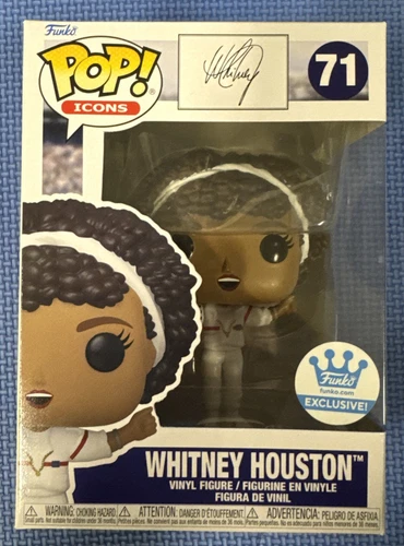 Funko Pop! Icons Whitney Houston #71 [Super Bowl] Funko Shop Exclusive