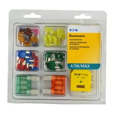 64 - Blade Fuse Kit- 64pcs Atm-2 3 4 5 7-1/2 10 15 20 30 Max 30 40 50 Ft-3 Testr