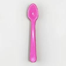 Vintage 90s Barbie Pink Miniature Spoon Doll Accessory Mattel 1990s Collectible