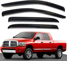Window Visor Rain Guard For 2006-2008 Dodge Ram 1500 2006-2009 Ram 2500 3500...