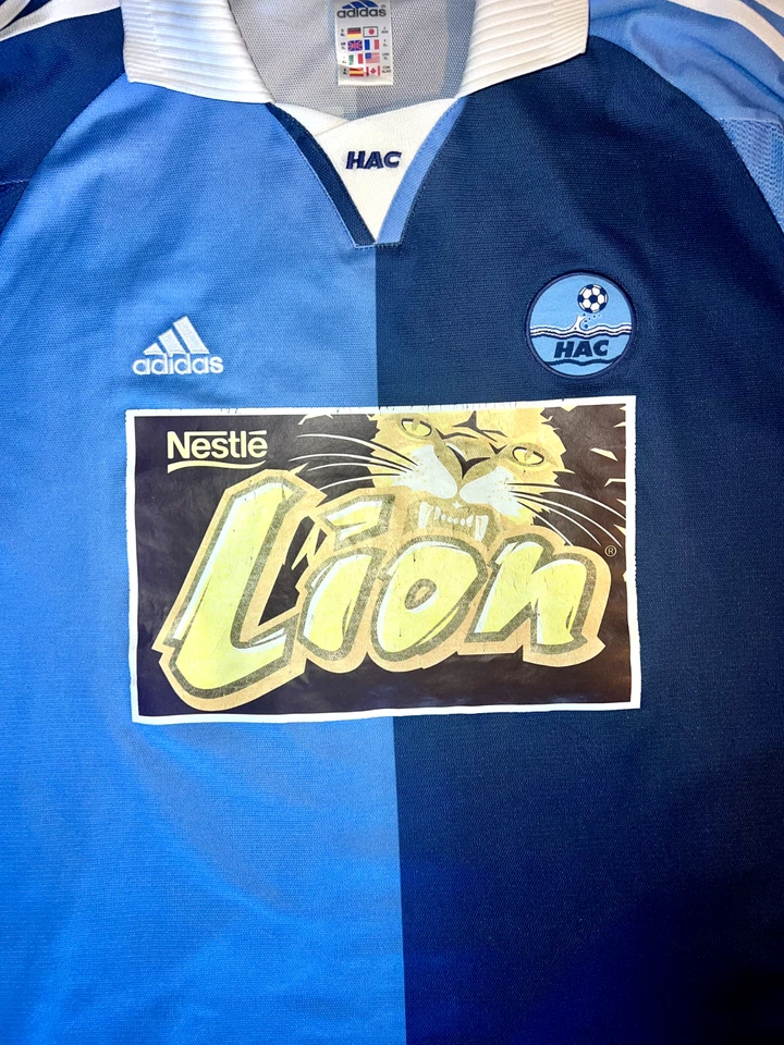 MAILLOT PRO PORTÉ - LE HAVRE AC - KARIM KERKAR 10 (saison c. 2001) - Photo 4/4