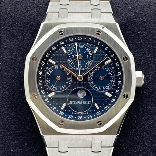 Audemars Piguet Royal Oak Automatic Blue Watch 26574ST.OO.1220...