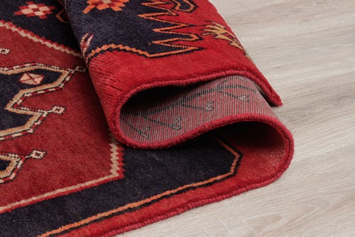 Alfombra de corredor turca 3x9 hecha a mano alfombra de corredor roja de lana, 2'7" x 9'6" - Imagen 14 de 17