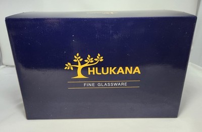Hlukana Fine Glassware Martini Glass 4-Pack   New in Box
