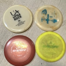 Dynamic Discs lot of 4 Fuzion Justice/Sheriff...