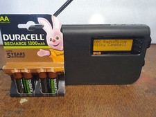 Sony XDR-S55 Palm Size DAB AM/FM Radio - VGC 4 x new Duracell Batteries