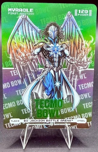 MYRACLE/JAHMYR GIBBS 2026 Battle Arena Tecmo #TL623 Tecmo Logo Steel