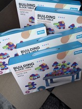 Wholesale job lot Pallet Big New Box Packed 15X Building Blocks Toys With Table