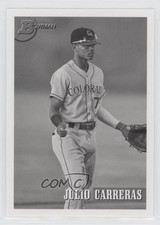 2021 Bowman Heritage Prospects Black & White Julio Carreras #136 0r2f