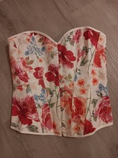 Women's Floral Bustier Corset Shein Size M