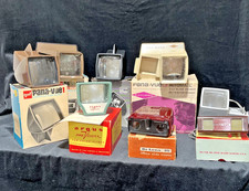 Lot of 8 Vintage Slide Viewers. Argus, Agfascop, Pana-Vue, Viewmaster, Gaf