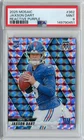 2025 Panini Mosaic Jaxson Dart REACTIVE PURPLE PRIZM Rookie RC #362 PSA 9 GIANTS