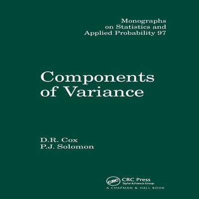 Components of Variance D.R. Cox Paperback Taylor Francis Ltd (Sal