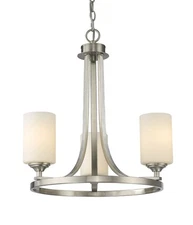 Z-Lite - Bordeaux - 3 Light Chandelier in Fusion Style - 19.38 Inches Wide by