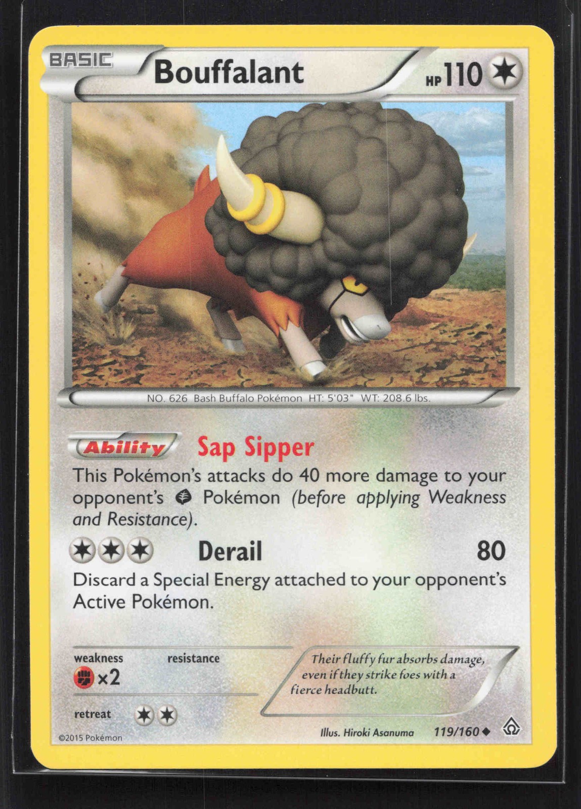 Bouffalant Uncommon XY - Primal Clash 119/160 NM