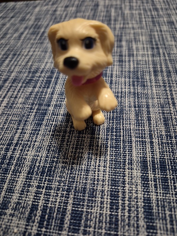 Barbie Mattel Doll Yellow Lab Labrador Retriever Puppy Dog Bobble Head