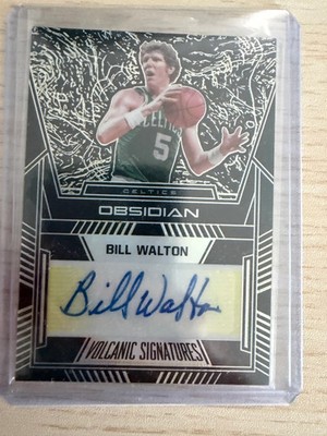 2020 Panini Obsidian Volcanic Signatures Bill Walton #VS-BWT /10