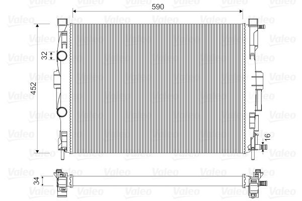 Valeo KüHler, MotorküHlung 732946 FüR Renault-image