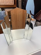 Deco Frameless Triple Mirror