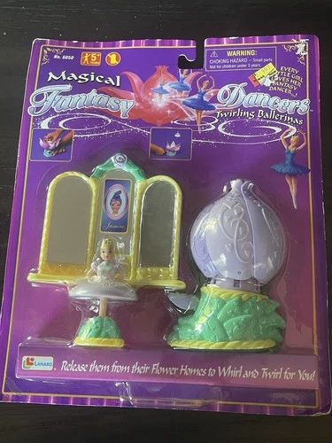 VTG Magical Fantasy Dancers Twirling Ballerina Flower Doll Jasmine Sky MIP 1997