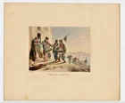 WITTING VIANELLI AQUAVITARO AMBULANTE AQUATINTA ORIG C. 1830 (Z7)