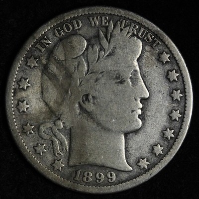 1899-O Barber Silver Half Dollar VG E342 ISTEX