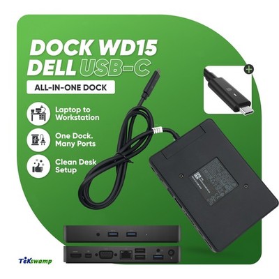 Dell USB-C Docking Station for Latitude 11 5175 5179 5000 517x NO ADAPTER