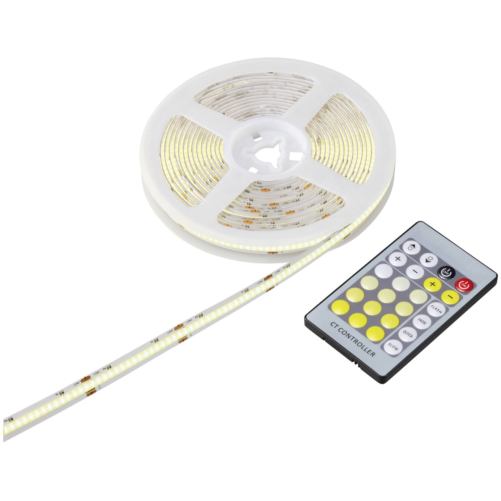 Sygonix LED Strip Light 230 V 5000 mm includes plug