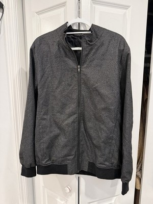 Primark Charcoal Gray Zip-Up Jacket (Size XL)