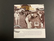 CITATION photo ad   Horse Racing 1948 Triple Crown JIMMY JONES
