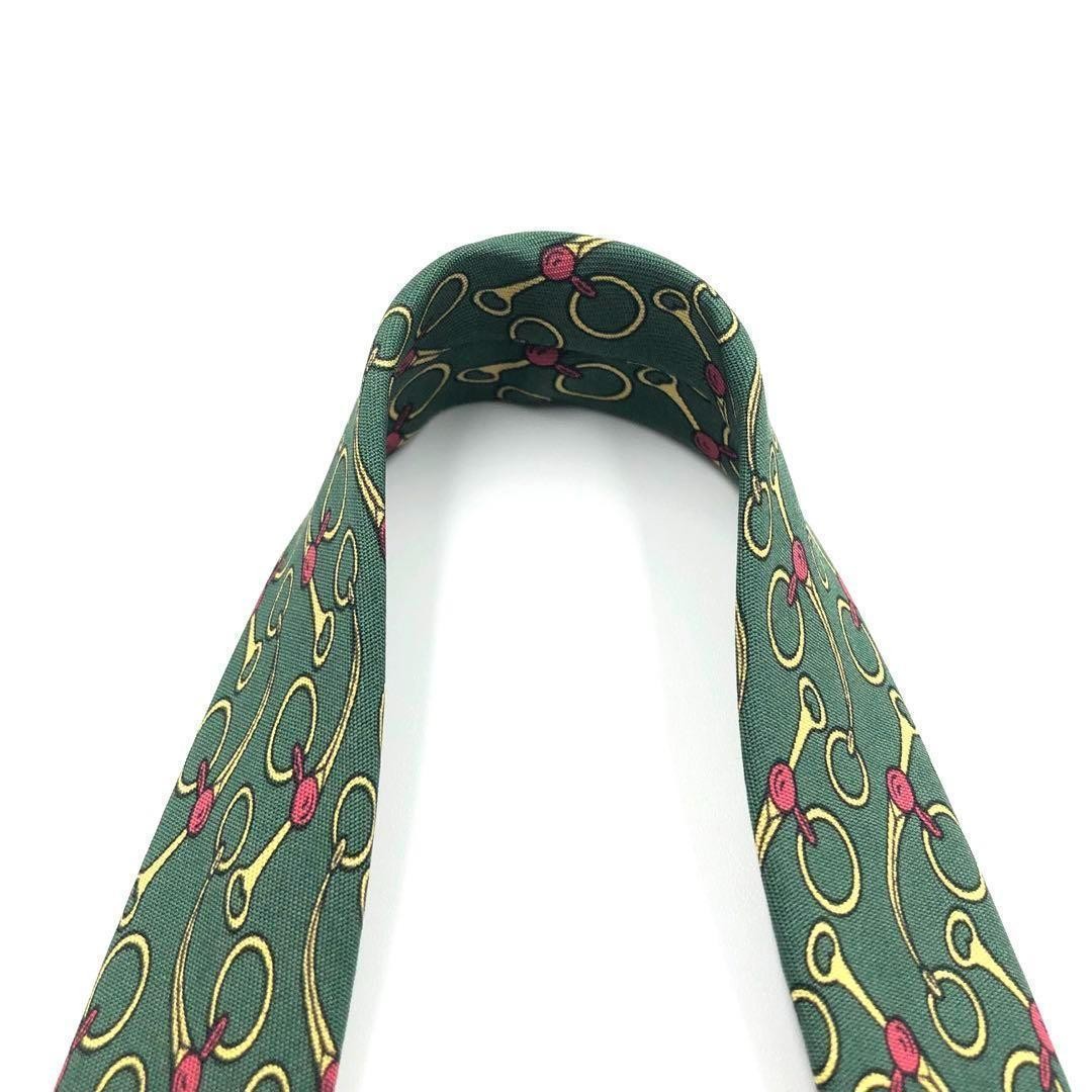 Condition HERMES Tie Metal Pattern Small Pattern … - image 7