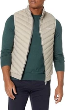 Armani Exchange Men's Double-face padded Down Quilted Packable Vest jacket New