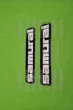 PAIR 2 SIDE PLATES SUZUKI SAMURAI LOGO FRIEZE COAT OF ARMS