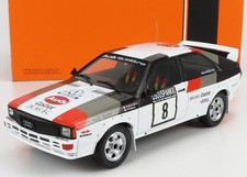 IXO 1/18 Audi Quattro N 8 Rally 1000 Lakes 1982 White Grey Red 18RMC094C