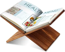 Book Stand Book Holder for Display Reading Textbook Holder Open Display Stand...
