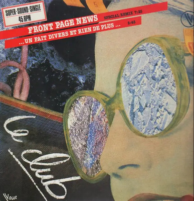 Le Club Front Page News Vinyl Single 12inch NEAR MINT Bellaphon