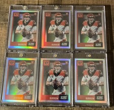 2020 Panini Score Update Rookie Silver Joe Burrow Lot Of (6) Bengals
