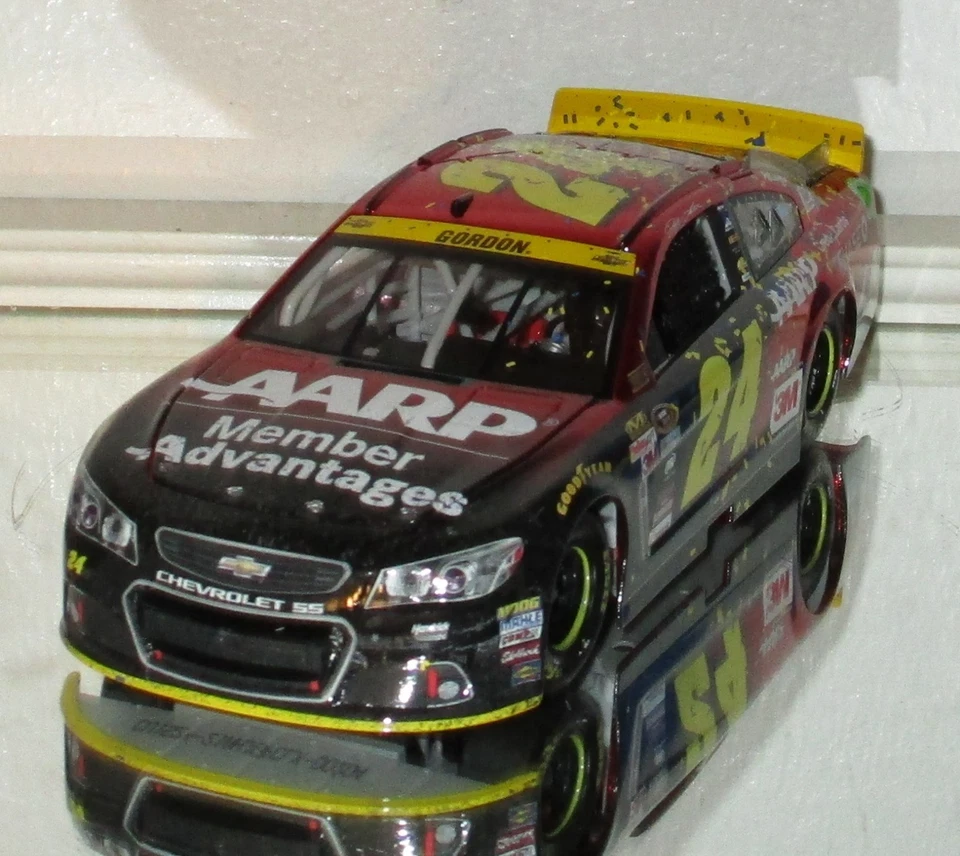 Jeff Gordon #24 2015 miembros de ARP Advantnage Martinsville ganar color cromo coche Foto 2 de 4
