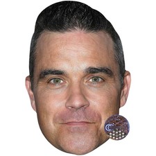 Robbie Williams (Smile) Maske aus Karton