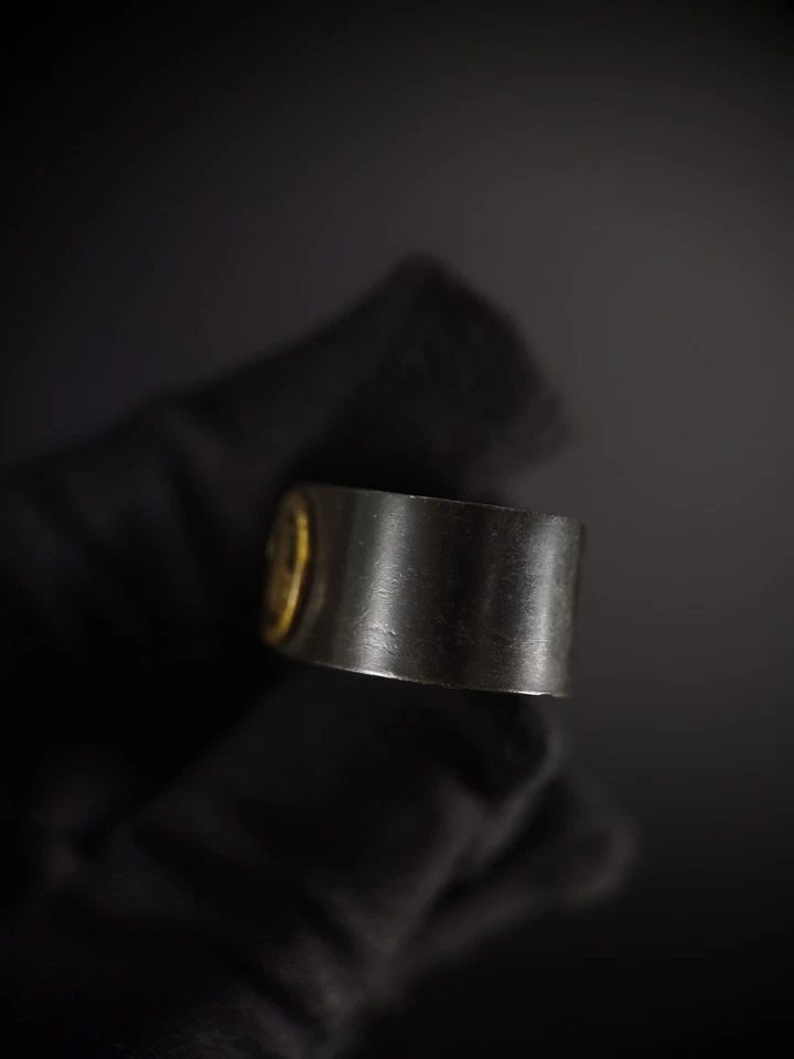 Tipo japonês família Mon Single Fuchi para Wakziashi período Edo antigo F153 - Imagem 2 de 4